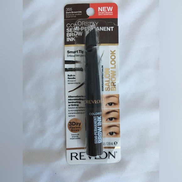 Revlon color stay semi-permanent brow ink, dark brown, used 1x. - Picture 1 of 5